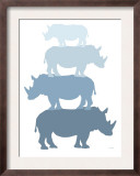 Blue Rhino Posters by  Avalisa