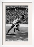 Jesse Owens Setting the 200 Meter Olympic Record at the Olympics in Berlin, Germany, 1936 Prints