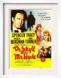 Dr. Jekyll and Mr. Hyde, Spencer Tracy, Ingrid Bergman, Lana Turner, 1941 Posters