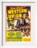 Western Union, Randolph Scott, Dean Jagger, Robert Young, Virginia Gilmore, 1941 Art