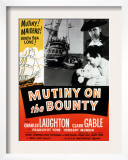 Mutiny on the Bounty, Movita, Clark Gable, Charles Laughton, 1935 Posters