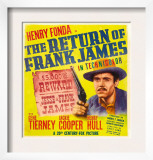The Return of Frank James, Henry Fonda on Window Card, 1940 Prints