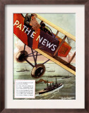 Pathe News, Aviation, USA, 1920 Art