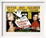 Father's Little Dividend, Joan Bennett, Spencer Tracy, Elizabeth Taylor, Don Taylor, 1951 Art