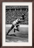 Jesse Owens Setting the 200 Meter Olympic Record at the Olympics in Berlin, Germany, 1936 Prints