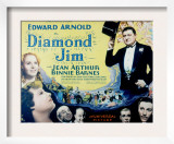 Diamond Jim, Edward Arnold, Jean Arthur, Binnie Barnes, Cesar Romero, Eric Blore, George Sidney Posters