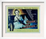 Crime of Passion, Barbara Stanwyck, Sterling Hayden, 1957 Prints