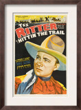 Hittin' the Trail, Tex Ritter, 1937 Prints