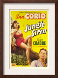 Jungle Siren, Ann Corio, Buster Crabbe, 1942 Art