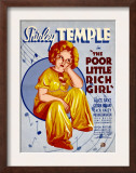 Poor Little Rich Girl, Shirley Temple, 1936 Poster