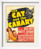 The Cat and the Canary, Paulette Goddard, Bob Hope on Window Card, 1939 Prints