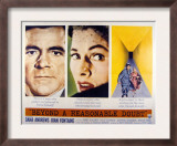 Beyond a Reasonable Doubt, Dana Andrews, Joan Fontaine, 1956 Poster