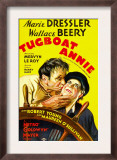Tugboat Annie, Wallace Beery, Marie Dressler, 1933 Poster