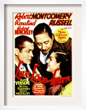 Live Love and Learn, Robert Montgomery, Robert Benchley, Rosalind Russell on Window Card, 1937 Posters