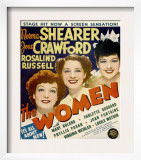 The Women, Joan Crawford, Norma Shearer, Rosalind Russell on Window Card, 1939 Prints