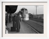 The Burlington Zephyr, East Dubuque, Illinois, c.1940 Prints by John Vachon