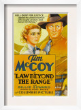 Law Beyond the Range, Billie Seward, Tim Mccoy, 1935 Poster