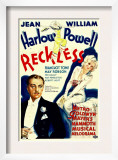 Reckless, William Powell, Jean Harlow, 1935 Posters