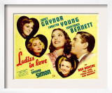 Ladies in Love, Janet Gaynor, Constance Bennett, Loretta Young, Don Ameche, Simone Simon, 1936 Print