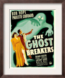 Ghost Breakers, Paulette Goddard, Bob Hope on Window Card, 1940 Prints