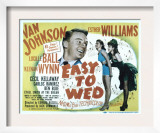 Easy to Wed, Van Johnson, Esther Williams, Lucille Ball, 1946 Prints