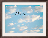 Dream Clouds Poster by Nicole Katano