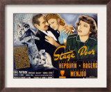 Stage Door, Adolphe Menjou, Ginger Rogers, Katharine Hepburn, 1937 Prints