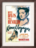 Now, Voyager, Bette Davis, Bette Davis, Paul Henreid on Midget Window Card, 1942 Print