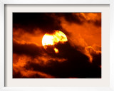 Die Sonne Geht an Einem Kalten Donnerstagnachmittag, 2 November 2006 Framed Photographic Print by Michael Probst