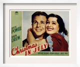 Christmas in July, Dick Powell, Ellen Drew, 1940 Prints