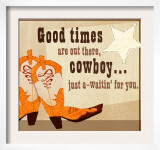 Cowboy Boots and Star Art