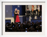 Vice President Joe Biden and His Wife Jill Dance at the Biden Home States Ball in Washington Framed Photographic Print