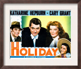Holiday, Cary Grant, Katharine Hepburn 1938 Poster