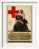 The Greatest Mother in the World, Red Cross Christmas Roll Call Dec. 16-23rd Posters by Alonze Earl Foringer