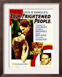 Four Frightened People, Claudette Colbert, Herbert Marshall, 1934 Prints
