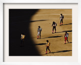 Bullfighters Make the Traditional Entrance into the Arena, before a Bullfight in Madrid Framed Photographic Print