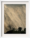 A Jeep Carrys People in the Neelum Valley, North of Muzaffarabad Framed Photographic Print