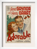 Adorable, Janet Gaynor, Henri Garat, 1933 Print