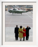 After Obama Was Sworn in as the 44th President in Washington Framed Photographic Print