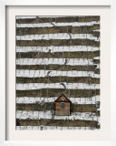 Snow Covered Vineyard is Seen in Stuttgart, Germany Framed Photographic Print