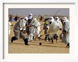 Tunisian Men Play Oggaf Framed Photographic Print