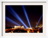 Beams of Light Illminate the Ancient Acropolis Framed Photographic Print