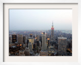 The Empire State Building and the Manhattan Skyline Framed Photographic Print