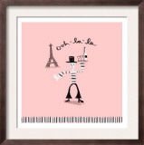 Champagne in Paris Poster