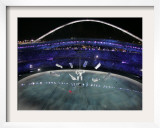 Sculpture Breaks Apart as Part of the Opening Ceremony of the 2004 Olympic Games in Athens Framed Photographic Print
