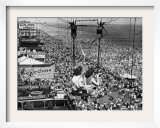 Coney Island View, New York, New York, c.1957 Framed Photographic Print