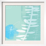 Abstract Flower and Fern Prints