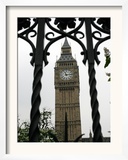 General View of the Big Ben Clock Tower Framed Photographic Print