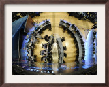 Traders Work in One of the New Trading Areas on the Floor of the New York Stock Exchange Framed Photographic Print