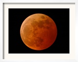 A Total Lunar Eclipse Framed Photographic Print